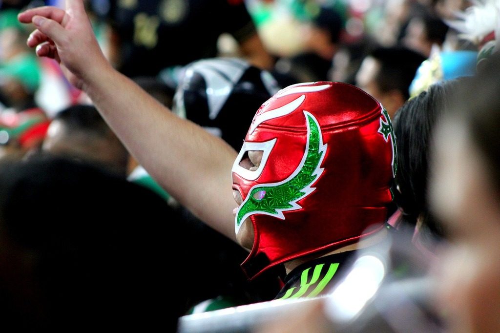 man with a mask