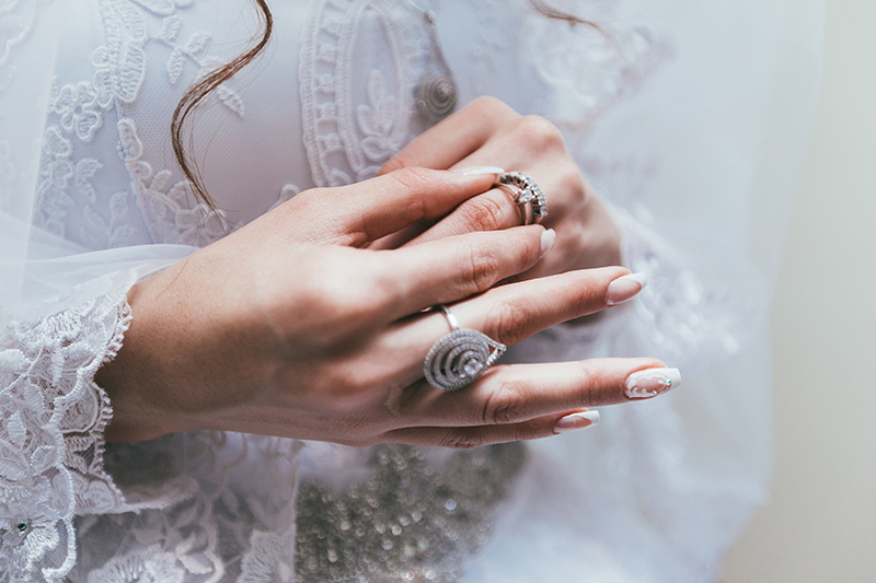 a person wearing a ring